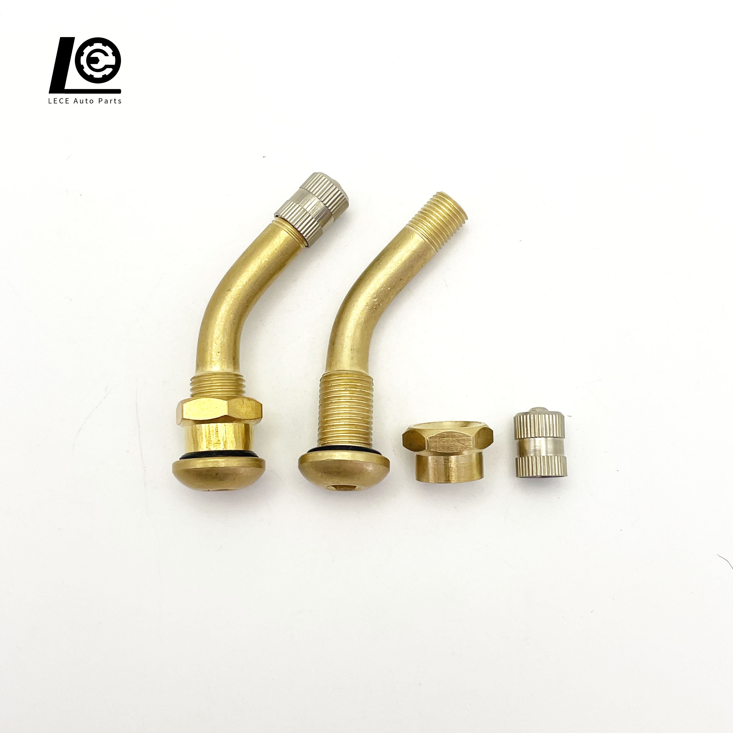 Wholesale High Quality Tire Inflation Valve 58MS Tubeless Brass Tire Valve Stem for Truck and Bus