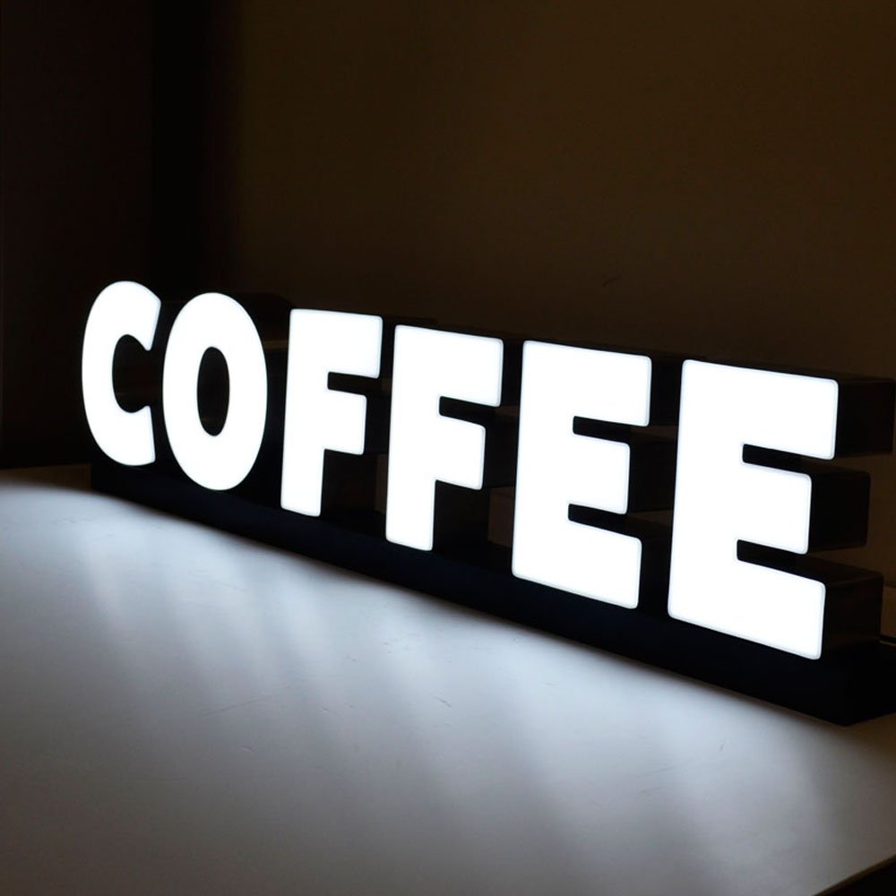 Custom Advertising 3D Letters Shop Logo Signage Light Board Acrylic Letter Led Indoor Sign Shop Outdoor Store Wall 3d Signage