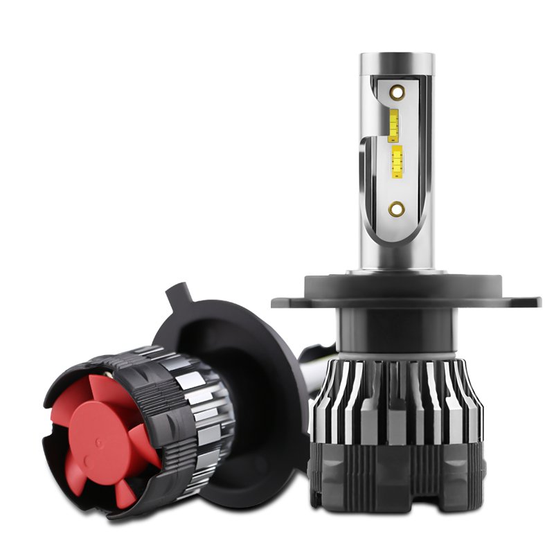 Mini Size LED Headlight H7 H11 9005 9006 9012 H1 H3 880 881 H27 36W 4000LM Pure White Automotive Lighting Bulbs