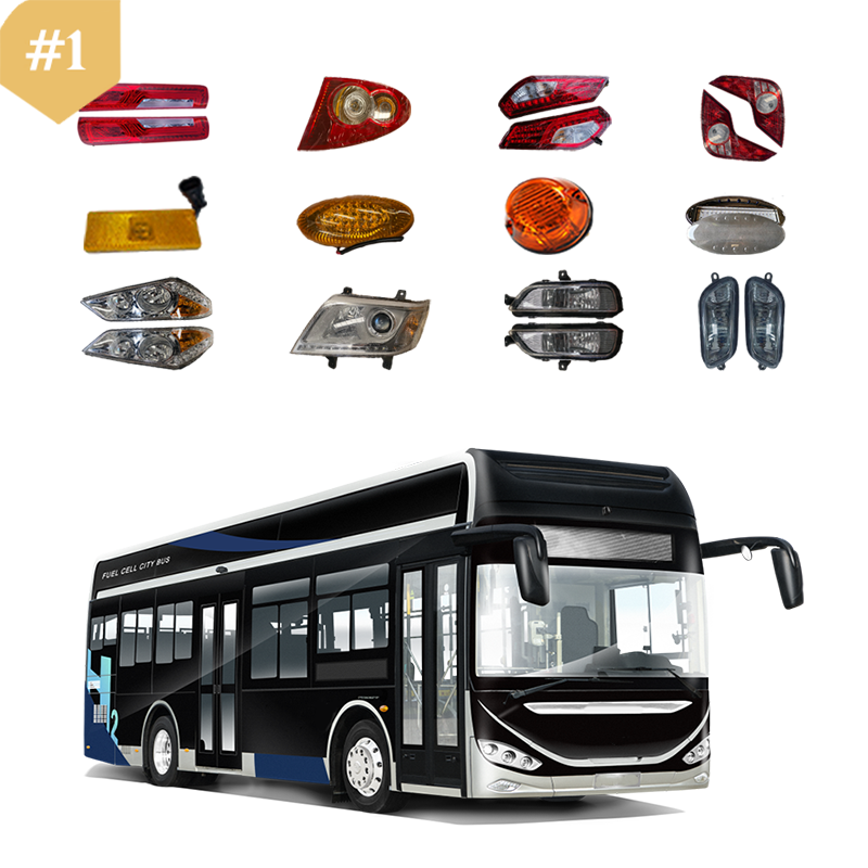 Bus Plastic Light Covers Upgrade 24V Bus Heads Lights for King Long Zhongtong Higer Bus Spare Parts