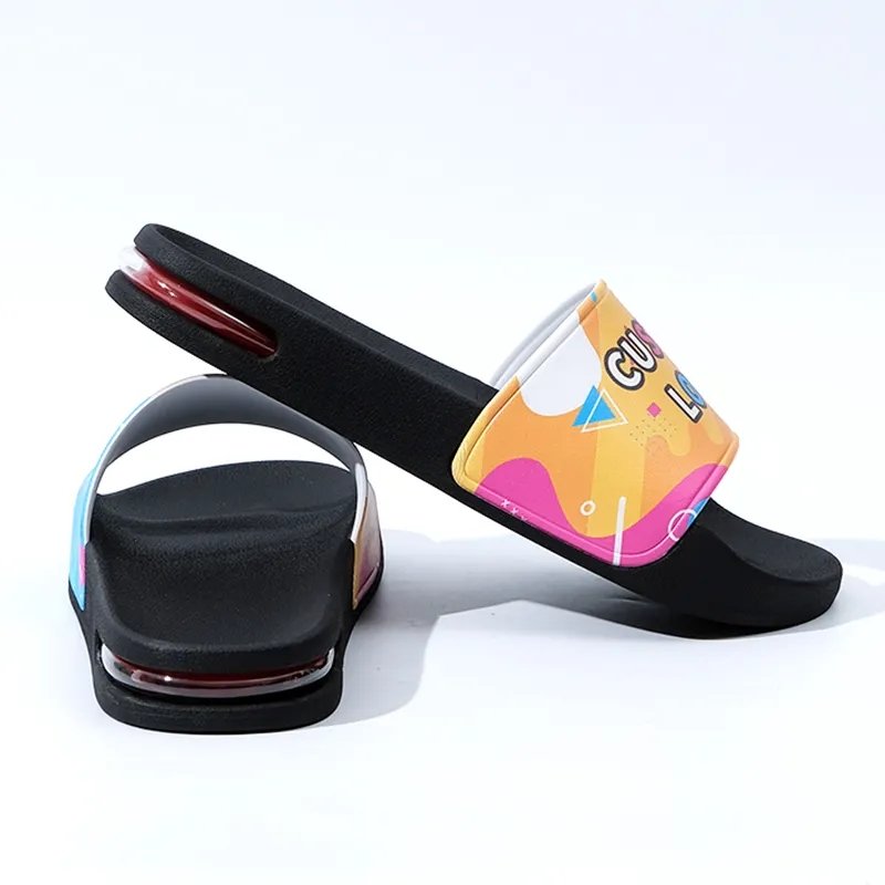 Top Quality New Premium slippers for Men Luxury Custom logo with Slides Air Cushion slippers Sandals Beach
