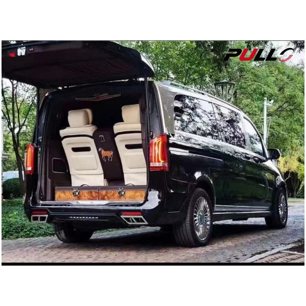 Car Body Kit for Mercedes Benz V Class W447 VITO V260 2014-2020 Upgrade to AMG Model Include Front and Rear Bumper Assembly