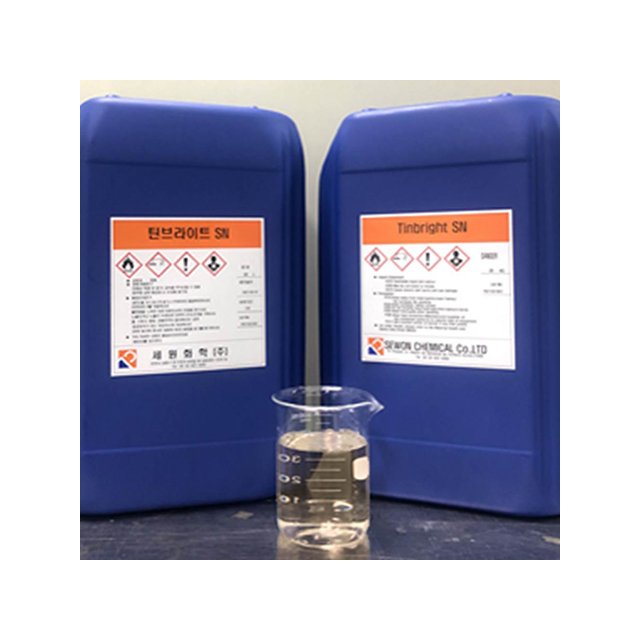[Sewon Chemical] - TINBRIGHT SN Designed to Product Extremely Bright to Matte Tin Deposits Sulfate Based Plating Solutions KOTRA