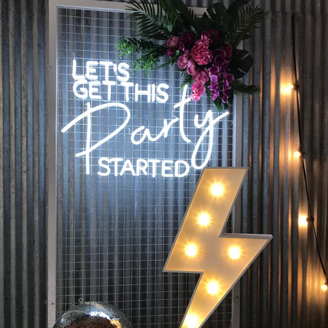 Rebow Dropshipping Advertising Free Design Quality Soft Custom Neon Sign for Home Wedding Decor