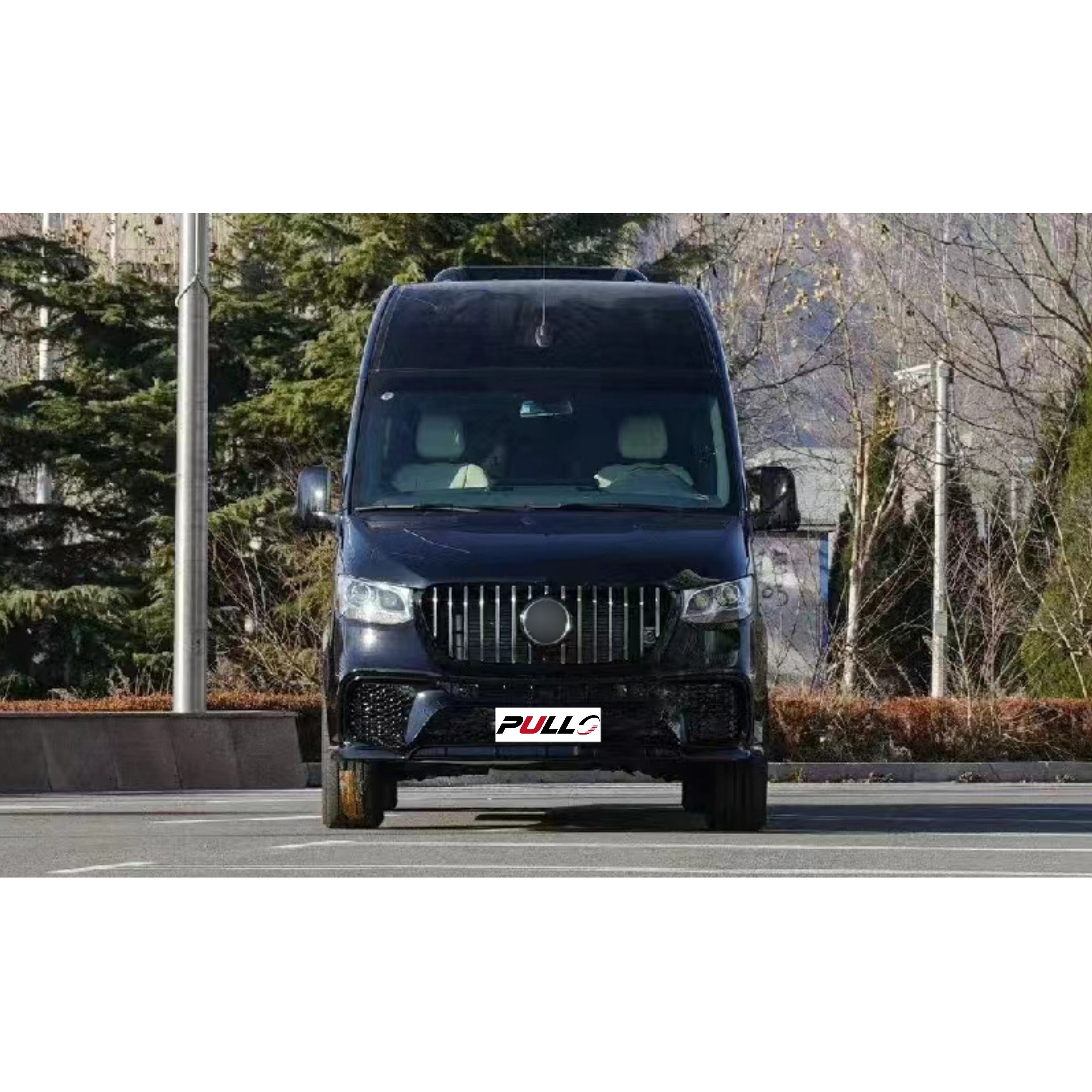 Body Kit for Mercedes Benz Sprinter W906 W907 W910 2018-2020 Upgrade to AMG Model Include Front Bumper Assembly with Grille