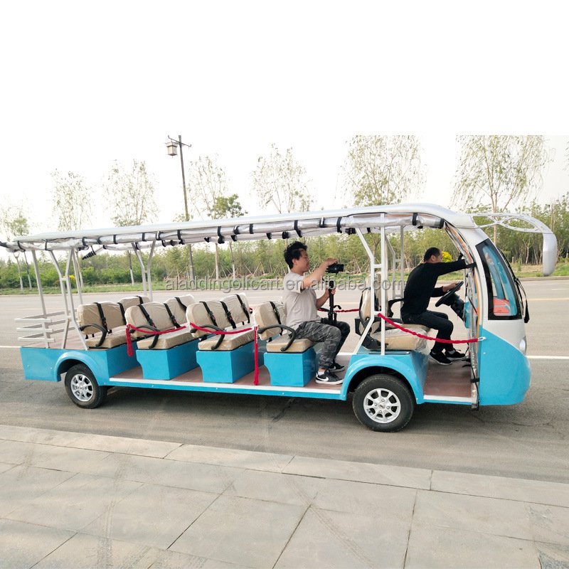 Sports Sightseeing Bus, 17 Seats, Bus Camp, Campus Security Patrol, Car Enthusiasts, Colorful Four-wheel Pendulum