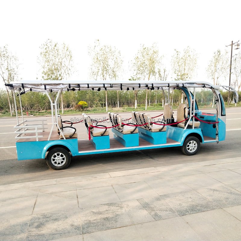 Sports Sightseeing Bus, 17 Seats, Bus Camp, Campus Security Patrol, Car Enthusiasts, Colorful Four-wheel Pendulum