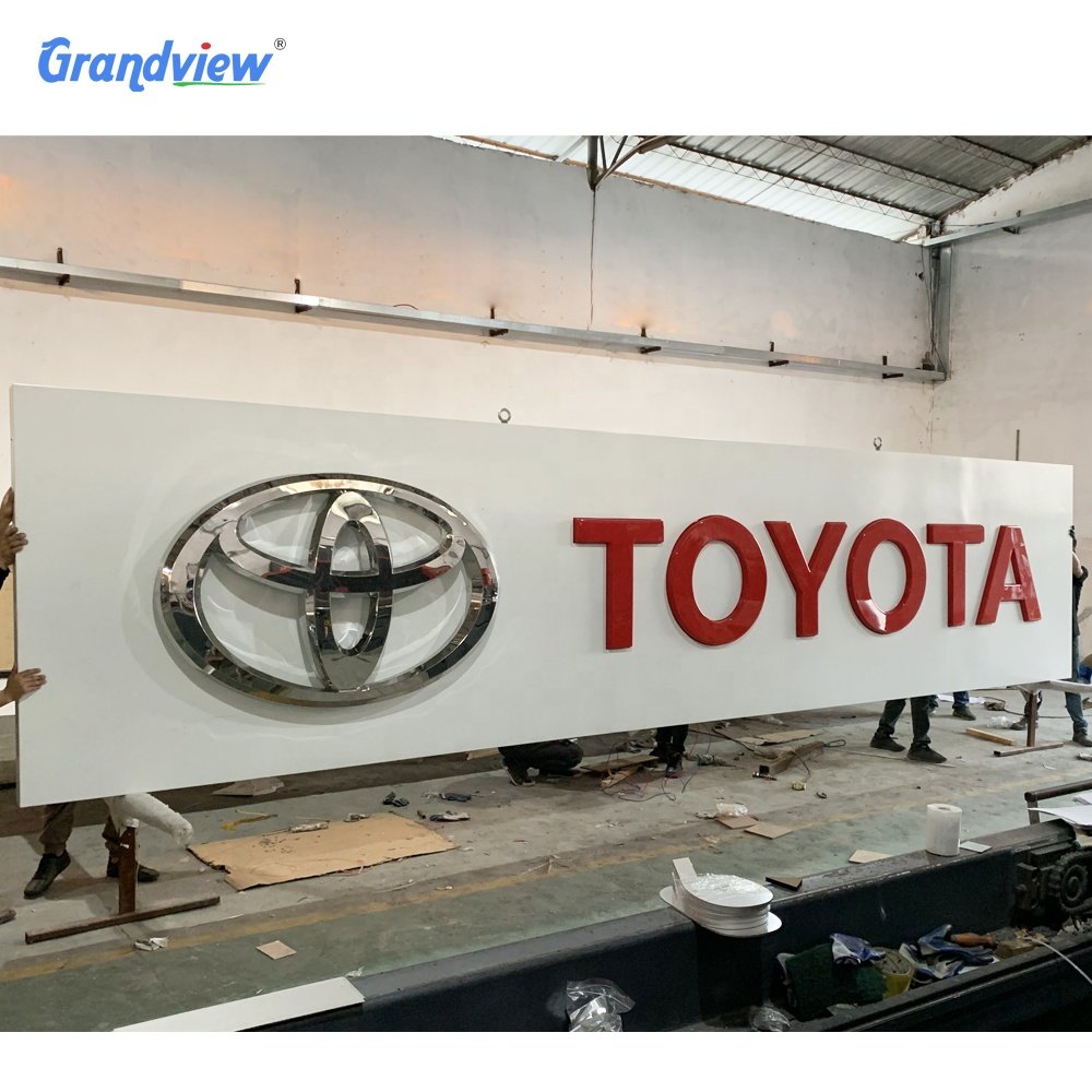 High Maker Customized Outdoor Indoor Light up Letter Company Logo 3D Channel Letter Metal Mirror Surface Led Backlit Letter Sign