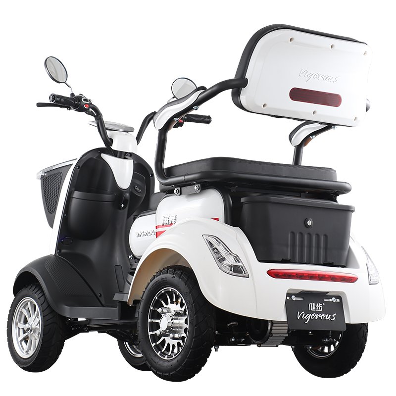 Xiangwu Two-seat Electric Car Disc Brakes Elderly Disabled Daily Use Electric Tricycle