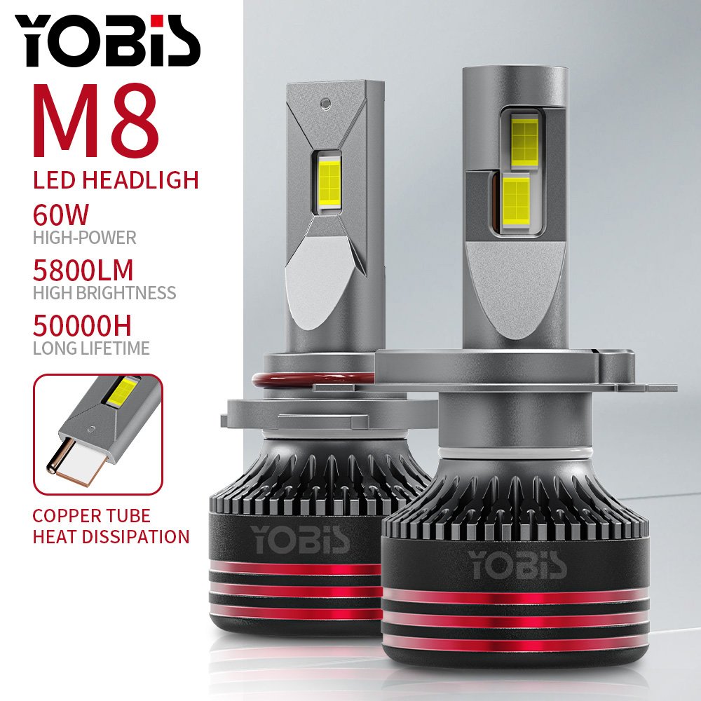 Yobis Wholesale Led Car Bulb Lamp 120W 5800LM H7 H1 880 H4 Automotive Light bar for Car