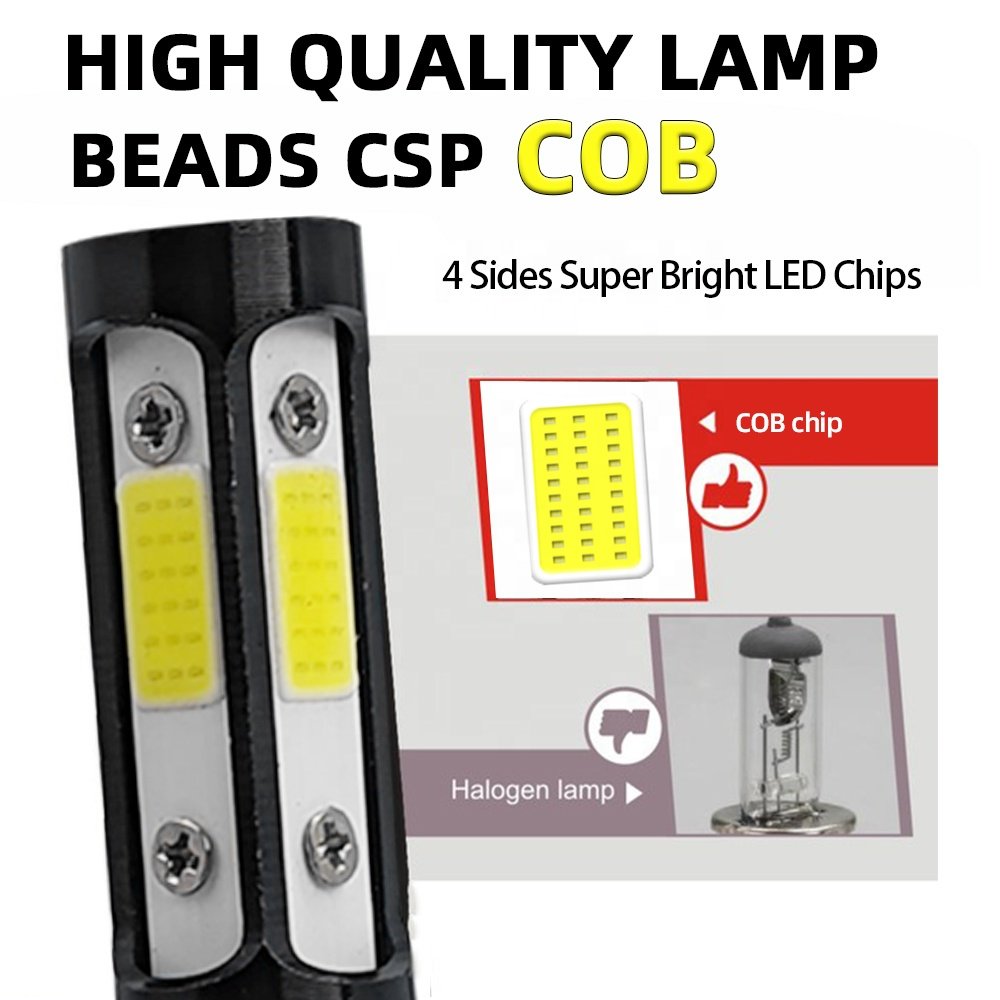 Hot Sale X7 360 4Sides LED Car Light H4 H7 H11 Bulbs 9005 9006 9004 Led Headlight for Car 45W Cob LED Auto Lighting Systems