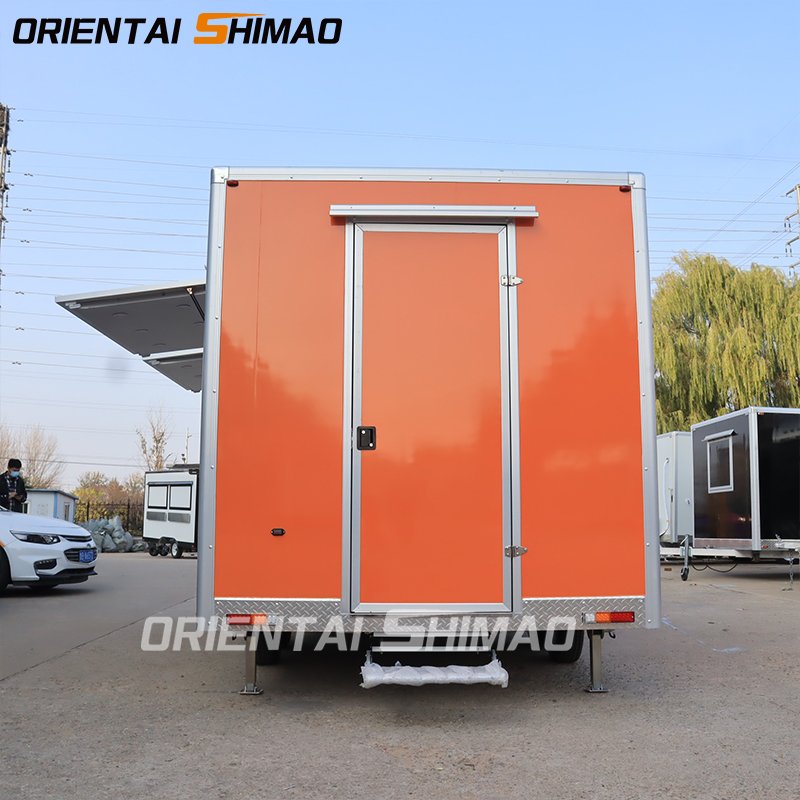 Oriental Shimao China Street Cart Mobile Fast Fully Equipped Restaurant Mini Food Truck Small Food Trailer for Sale