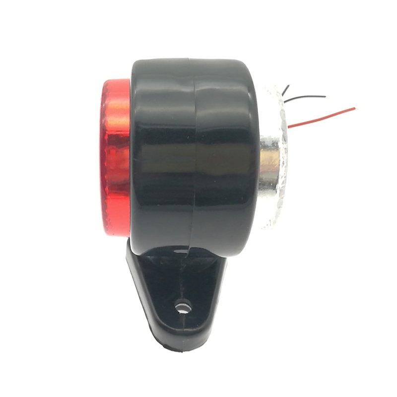 Double Face 2 Inch Round 10 LED Semi Truck Trailer Rubber Arm Marker Lights Clearance Stalk Outline Indicator Lamp