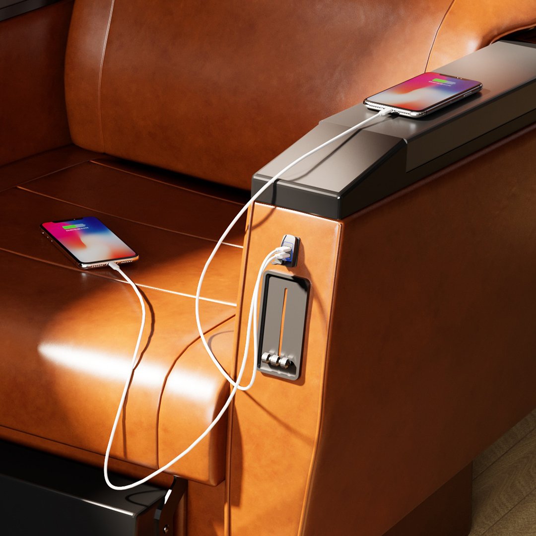 Van Car Accessories 12V-24V Dual Usb Socket Car Dashboard Power-Socket-With-Usb for Boats Port Usb