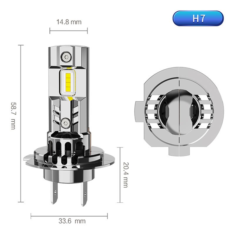 1 Set SUKIOTO H1 H3 LED Fog Lights H4 H11 LED Headlight Bulbs 9005 9006 Canbus H7 LED CSP Chip Automotive Wireless LED Fog Lamp