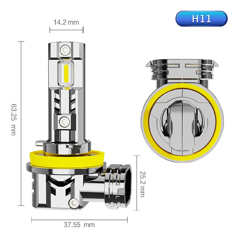 1 Set SUKIOTO H1 H3 LED Fog Lights H4 H11 LED Headlight Bulbs 9005 9006 Canbus H7 LED CSP Chip Automotive Wireless LED Fog Lamp