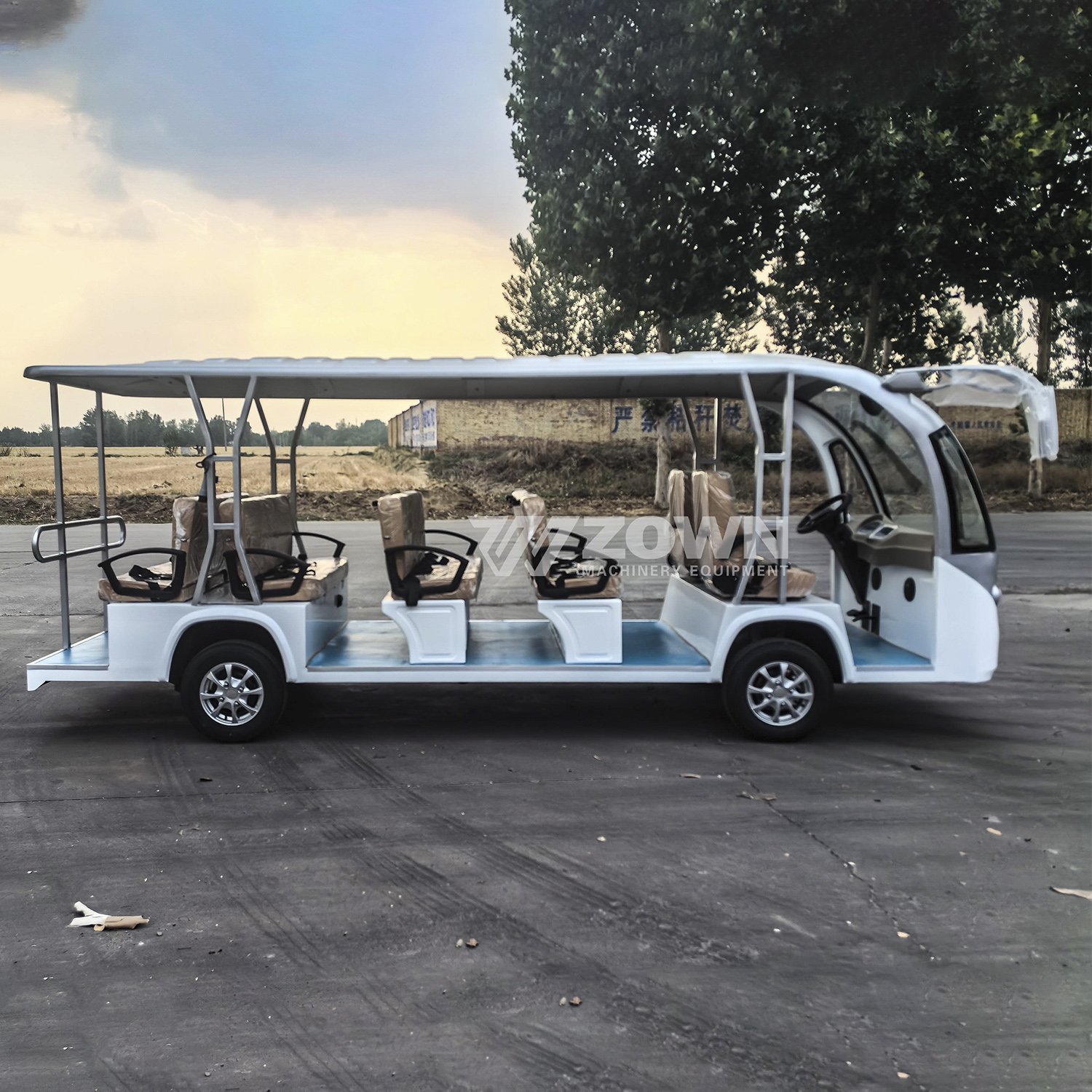 Customizable Hot Sale Electric Classic Sightseeing Car Passenger Mini Buses Bus Parts & Accessories