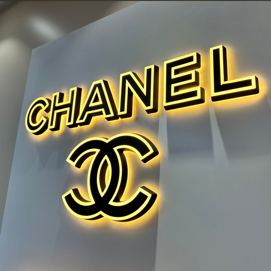 Luxury 3D Logo Outdoor Led Letter Sign Led Backlit Brand Signage Custom Metal Channel Letter for Company Store Decor