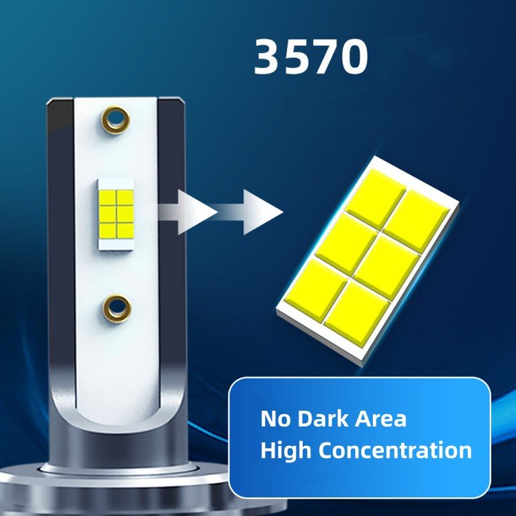 Fast Shipping 80W High Power Led Headlight Bulbs H1 H3 H4 H7 H11 9005 9006 Car Auto Led Headlight