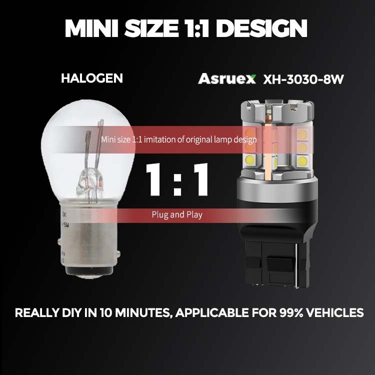 8W 1156 1157 3156 3157 7440 7443 H11 9005 High Brightness Asruex Led Turn Signal Tail Lighting