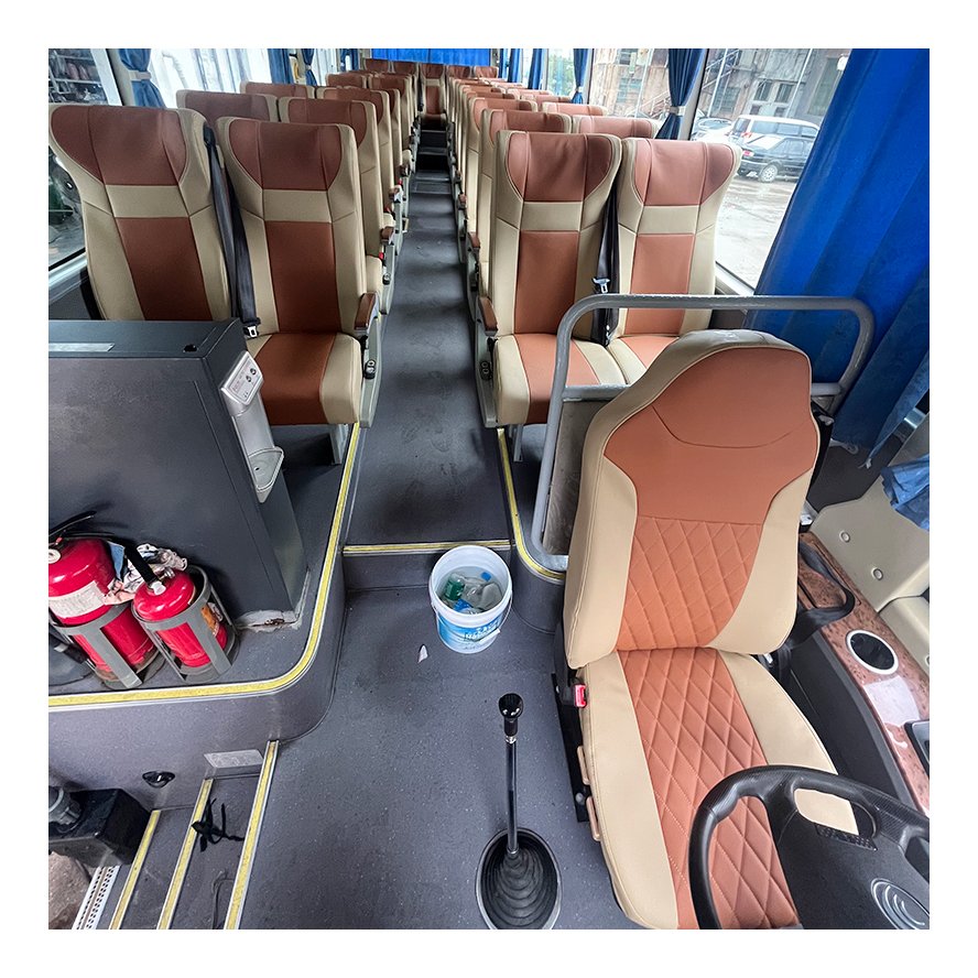Support Sample and Image Customization for Buses Coaches and School Buses Leather Seat Covers Can Be Embroidered with Logos