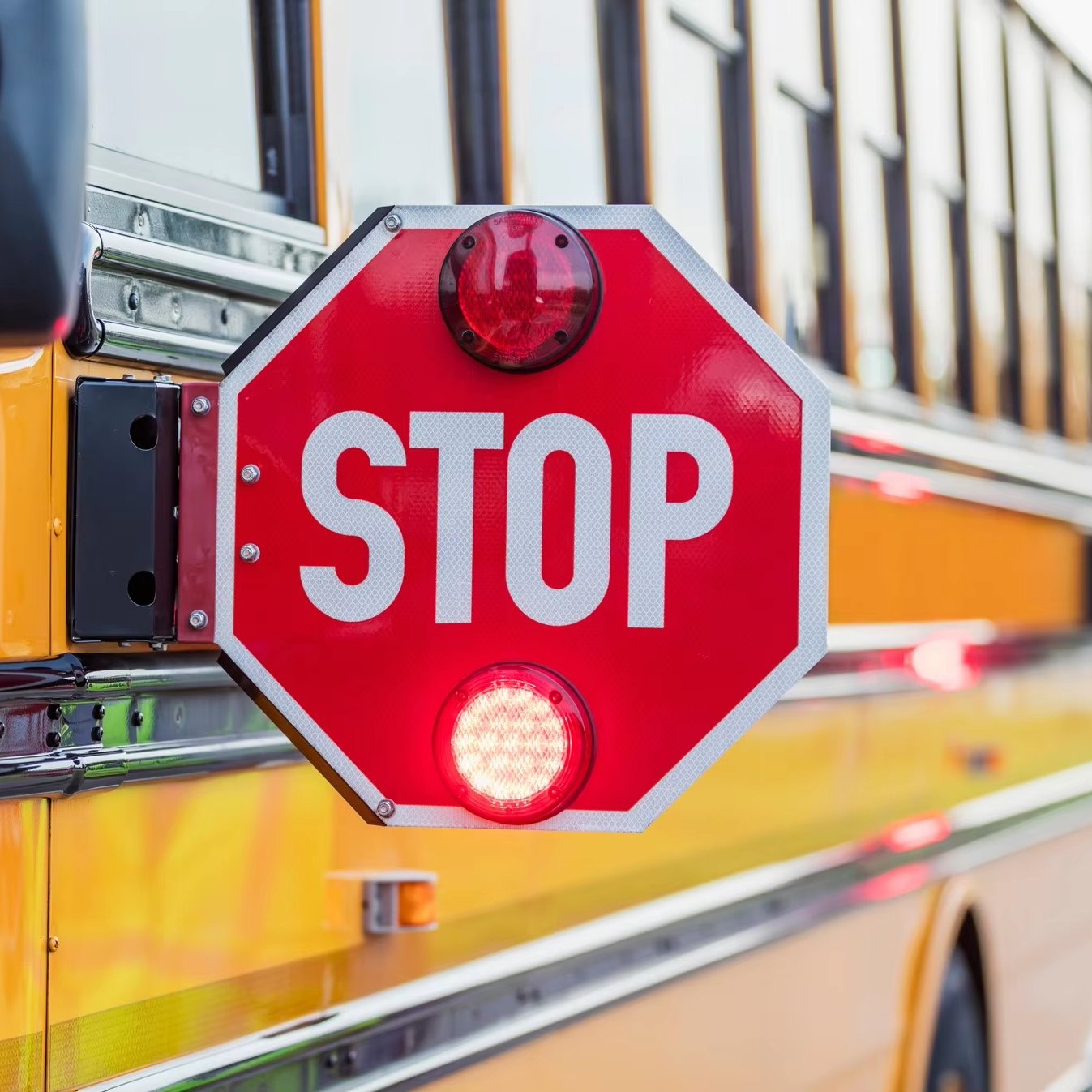 Specialty 6-Series Strobe Light School Bus Stop Arm Overview Test