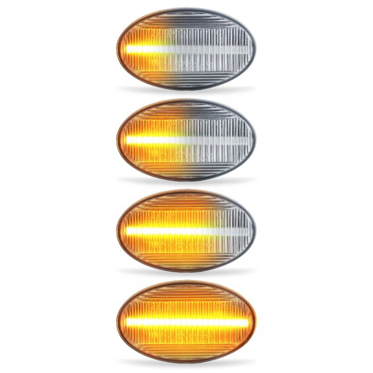 Clear/Smoking Lens Dynamic LED Side Marker Light for Mercedes-Benz Smart W450 A-Class W168 Citan W415 Vito W639 Vito W447
