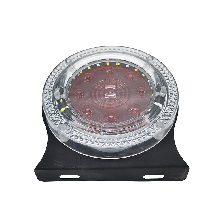 High Quality 2pcs/Set Round LED Tail Lights for Howo Truck Bus Colorful and Eye-catching