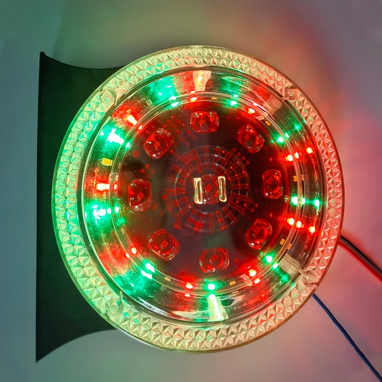 High Quality 2pcs/Set Round LED Tail Lights for Howo Truck Bus Colorful and Eye-catching