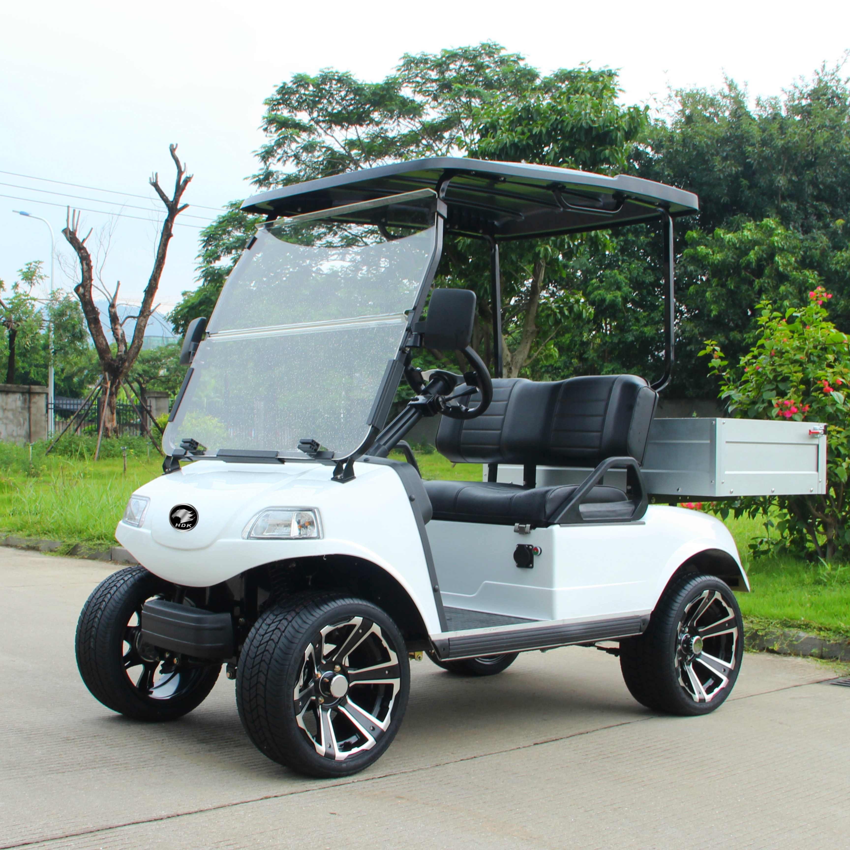 HDK EVOLUTION Cargo Box Utility Vehicle for Sale Mini Truck 48V Electric Pick up Foldable UTV Buggy Golf Cart