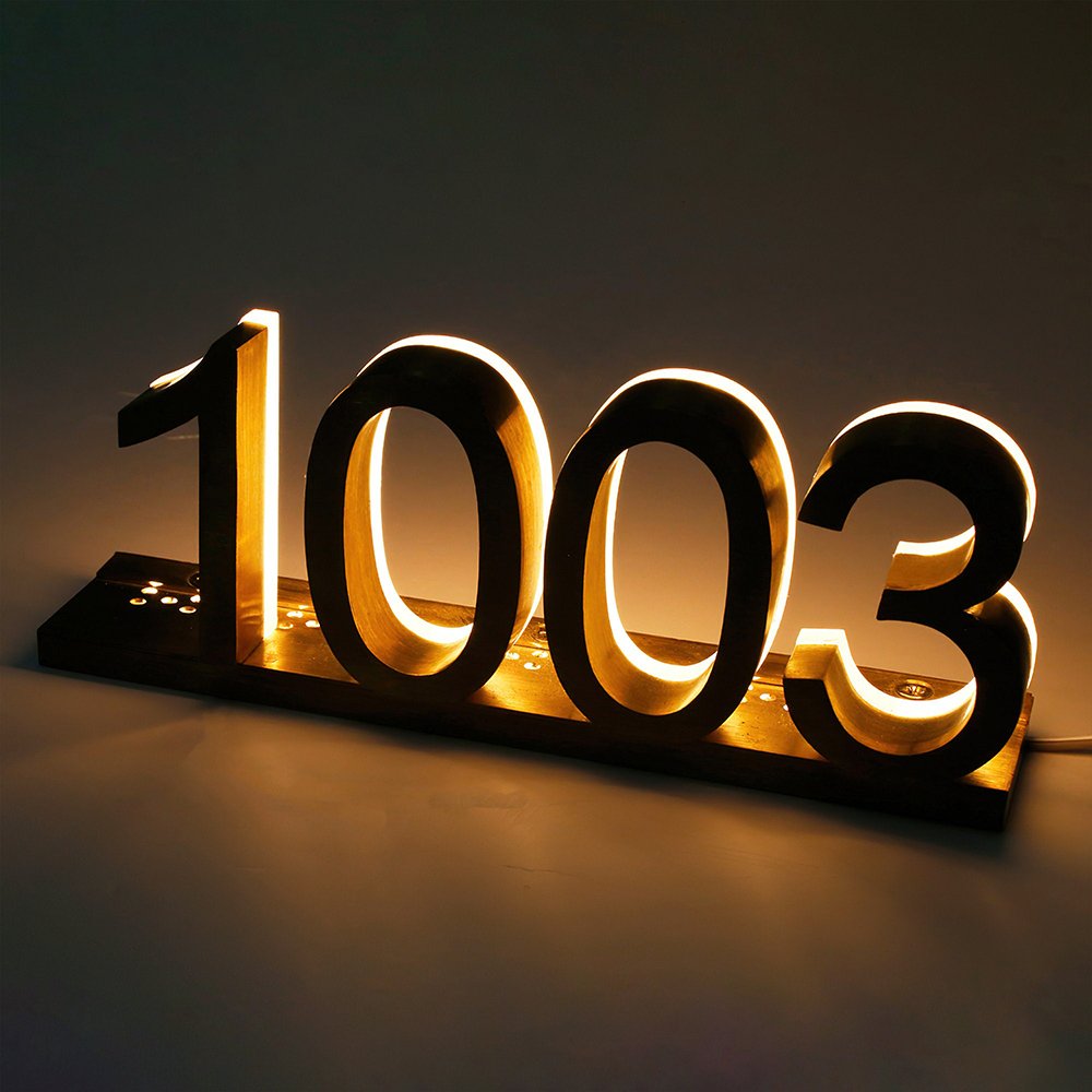 House Number Led Signboard Lighted Sign for Company logo 3d Illuminates Led Front Lit Channel Letters Light