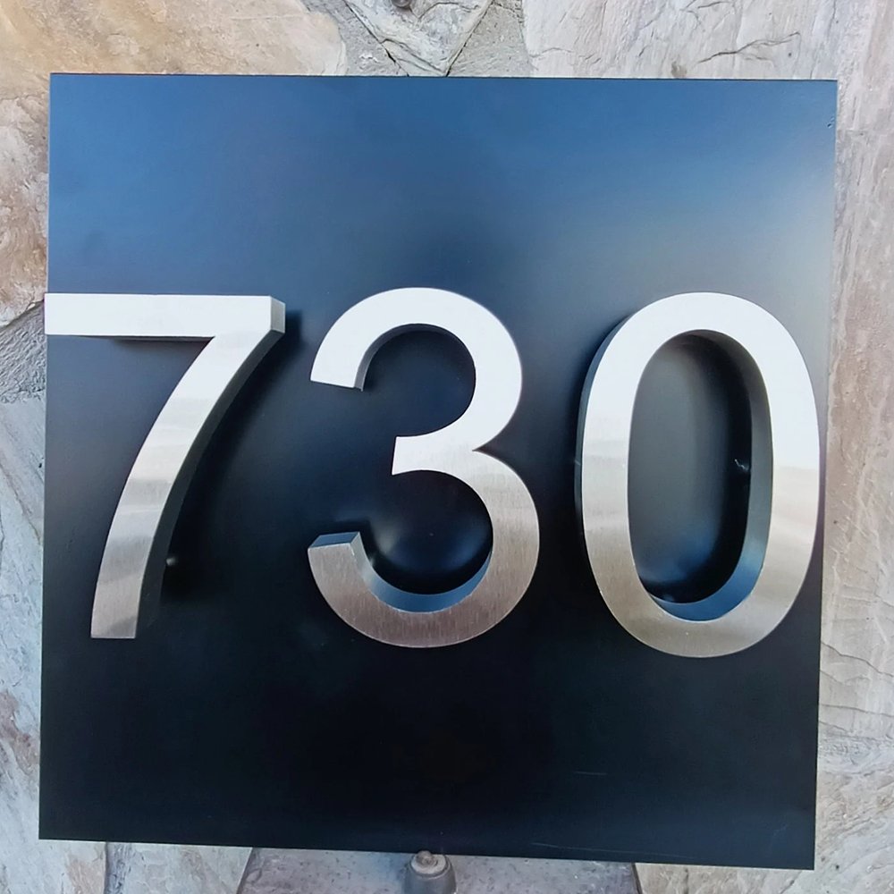 House Number Led Signboard Lighted Sign for Company logo 3d Illuminates Led Front Lit Channel Letters Light