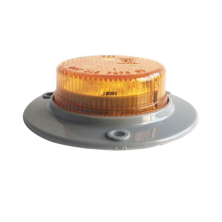 Manufacturer Wholesale 2 Inch Luces Para Camiones Round Led Lamp 3LED 2" Red Amber Round Trailer Truck Side Marker Light
