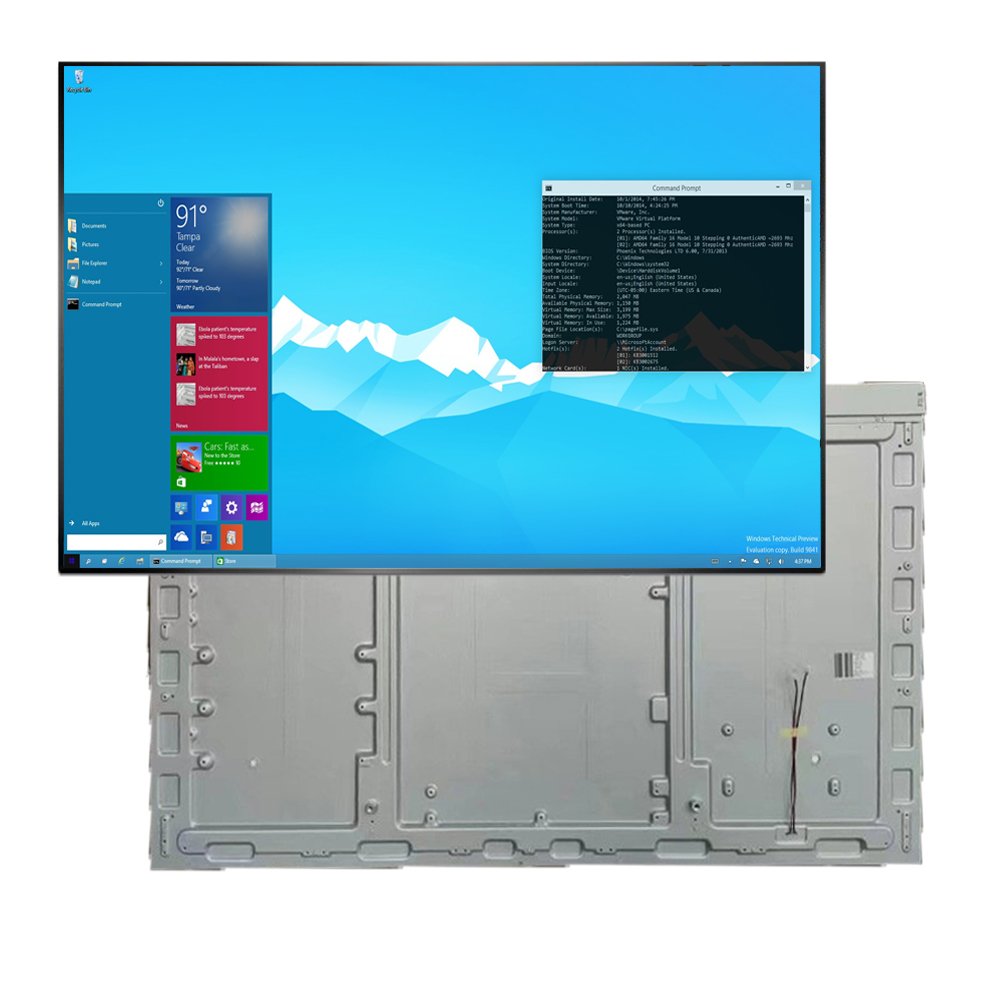 55 inch outdoor television advertising TFT LCD Display 3840(RGB)*2160 51 pins interface 55 inch TFT LCD Display Panel