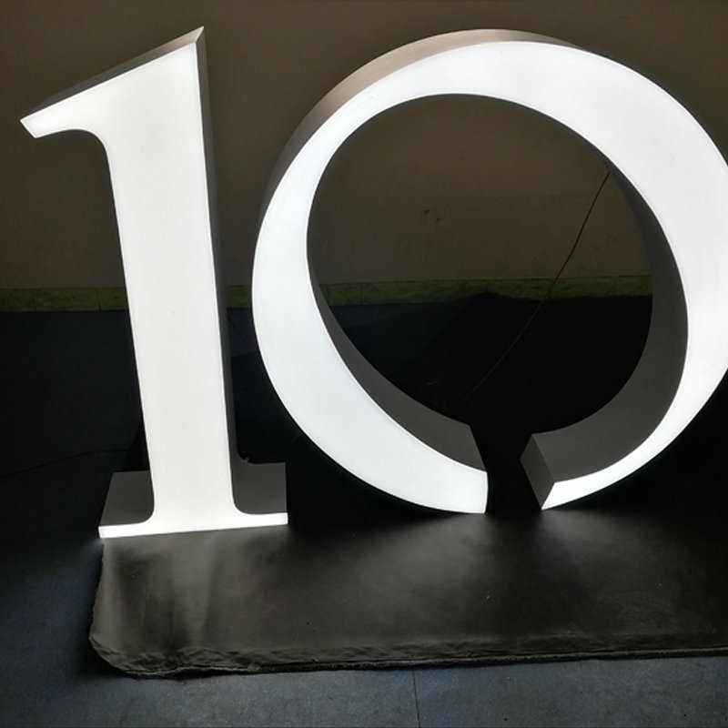 Acrylic Outdoor LED Lighting Alphabet Light up Letters Business Sign Frontlit Sign Channel Letter LED Sign Board