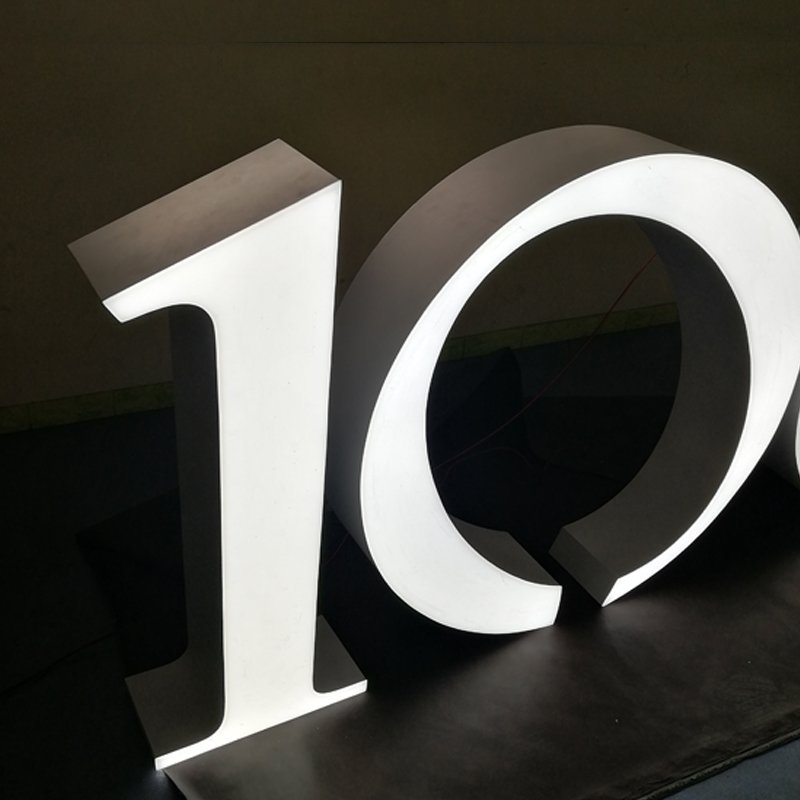 Acrylic Outdoor LED Lighting Alphabet Light up Letters Business Sign Frontlit Sign Channel Letter LED Sign Board