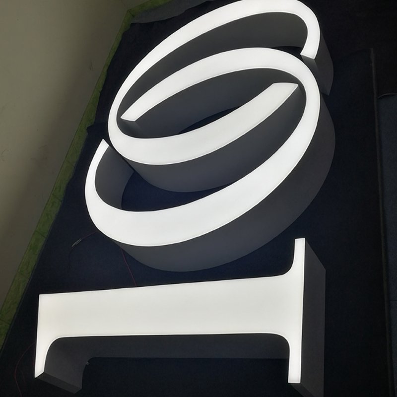 Acrylic Outdoor LED Lighting Alphabet Light up Letters Business Sign Frontlit Sign Channel Letter LED Sign Board