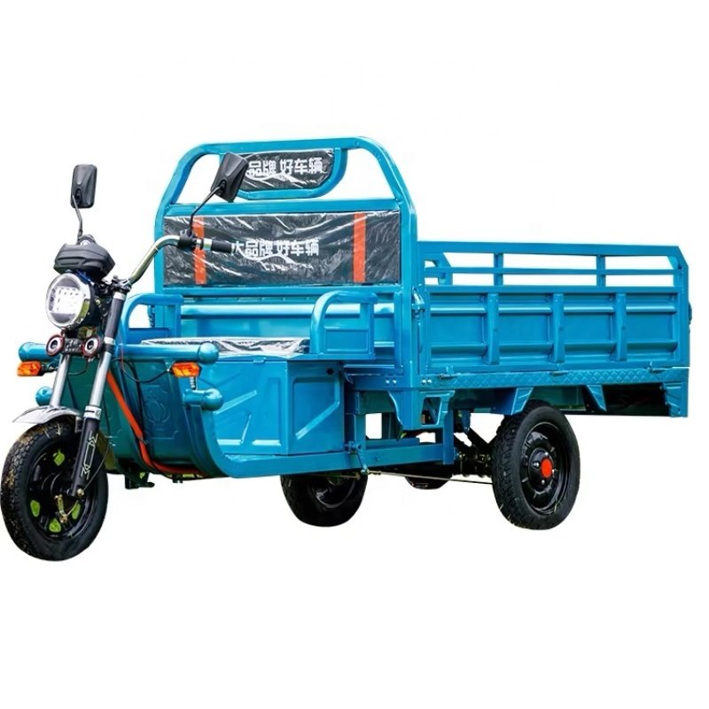 2024 Popular Electric Tricycle High Quality 1200W 1800W Powerful Motor Electric Cargo Tricycle Made In China