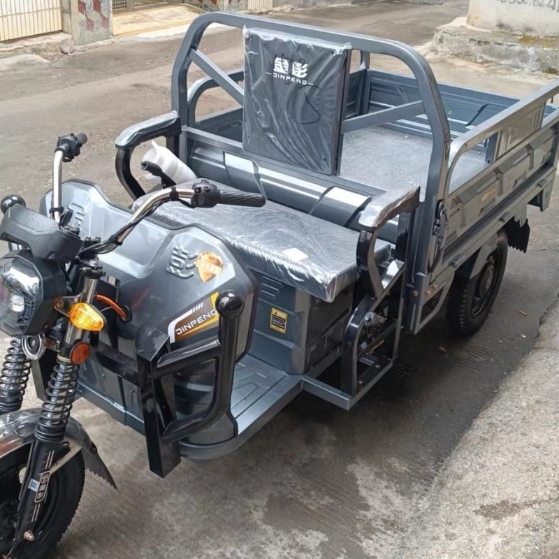 2024 Popular Electric Tricycle High Quality 1200W 1800W Powerful Motor Electric Cargo Tricycle Made In China