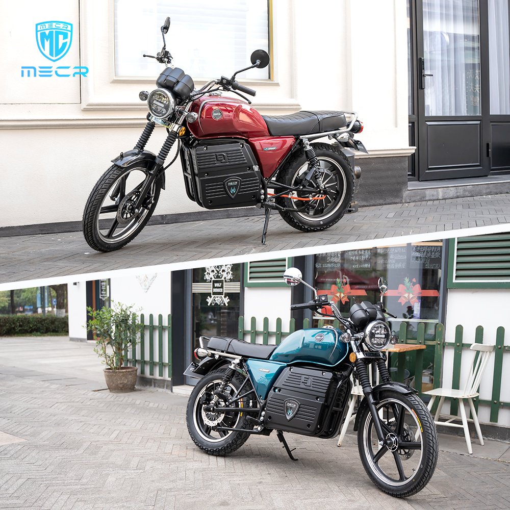 MECR Motos High Performance New 3000W Fast Electric Motorbike Custom Lithium Battery Adult Electric Motorcycle