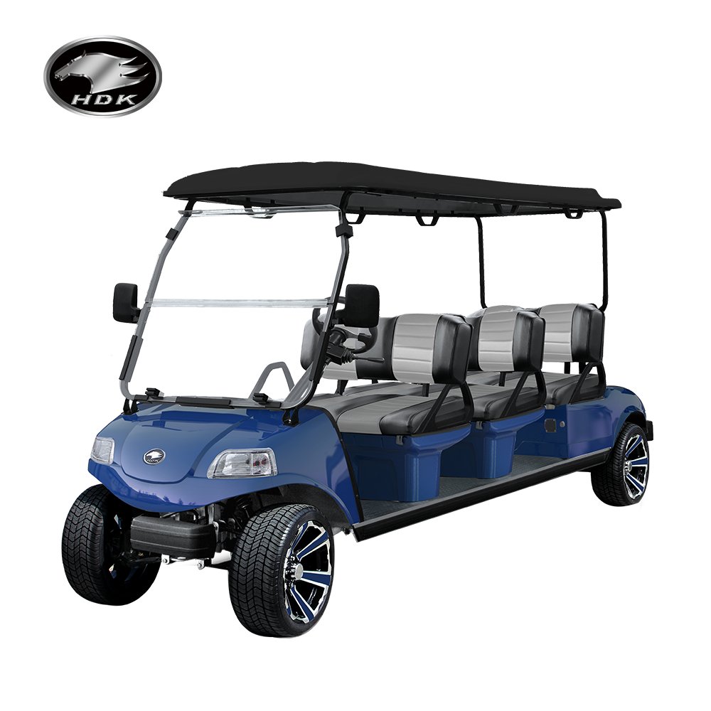 buses and coaches Scooters HDK EVOLUTION Sightseeing Mini Bus Club Car 6 Seat 48V Off-road Electric Golf Cart