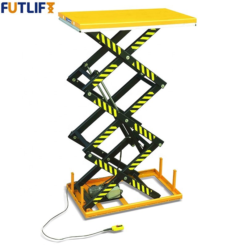 Scissor Type Lifter Mobile Aerial Working Platform Electric Scissor Lift Platform Mini Scissor Lift