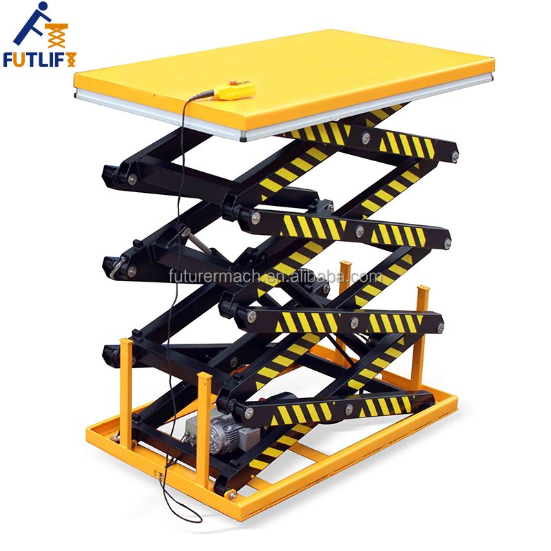 Scissor Type Lifter Mobile Aerial Working Platform Electric Scissor Lift Platform Mini Scissor Lift