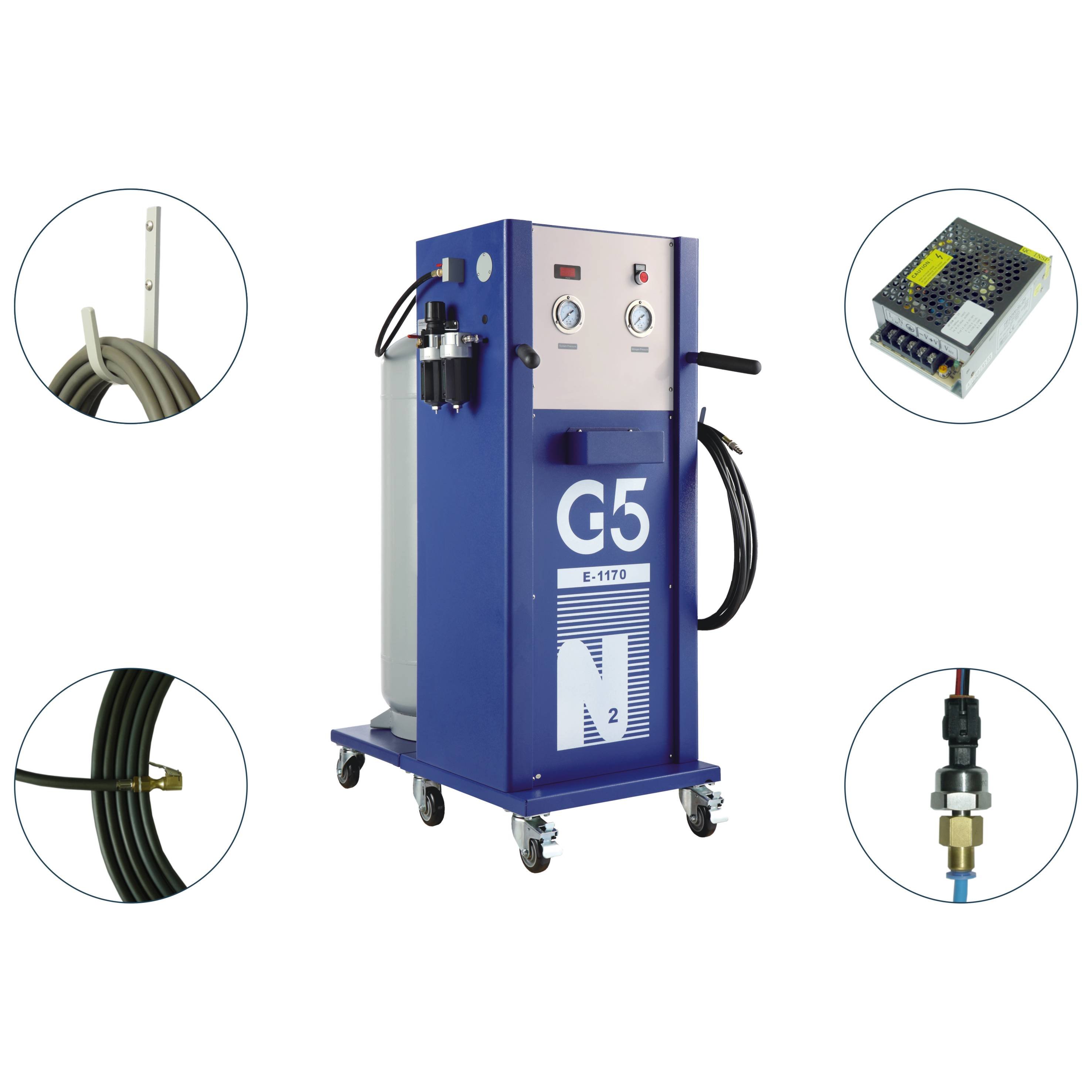 G5 PSA Nitrogen Generator Tyre Inflator N2 Tyres Filling Machine Coin Operated Nitrogen Tire Inflators