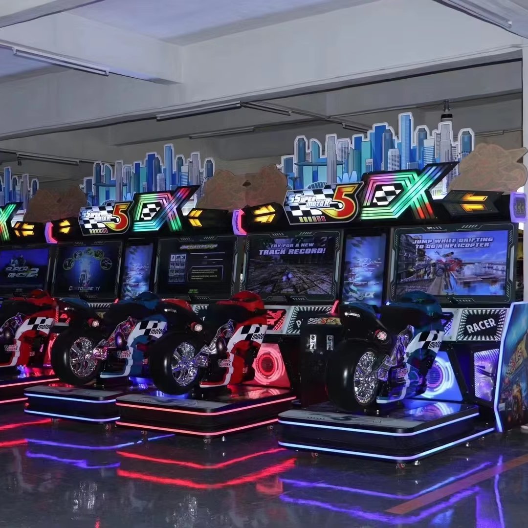 Wholesale All New 5DX Motorcycle Game Machine Popular Coin Operated Arcade Game Racing Moto For Adults