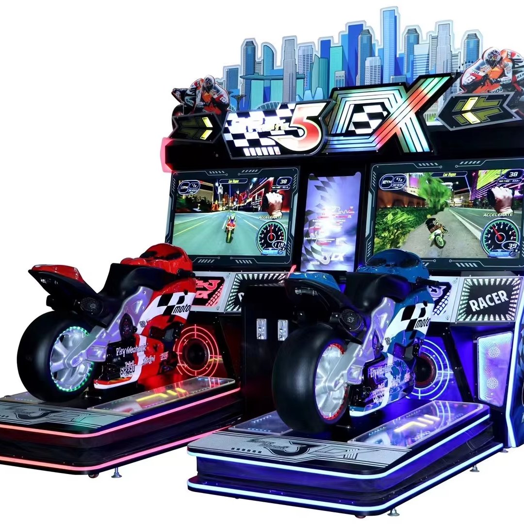 Wholesale All New 5DX Motorcycle Game Machine Popular Coin Operated Arcade Game Racing Moto For Adults