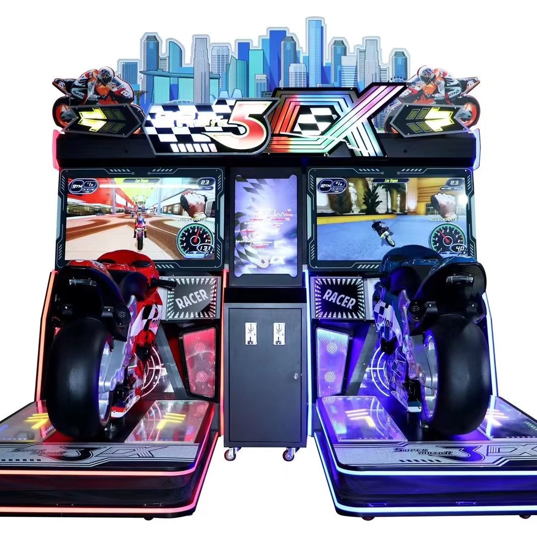 Wholesale All New 5DX Motorcycle Game Machine Popular Coin Operated Arcade Game Racing Moto For Adults