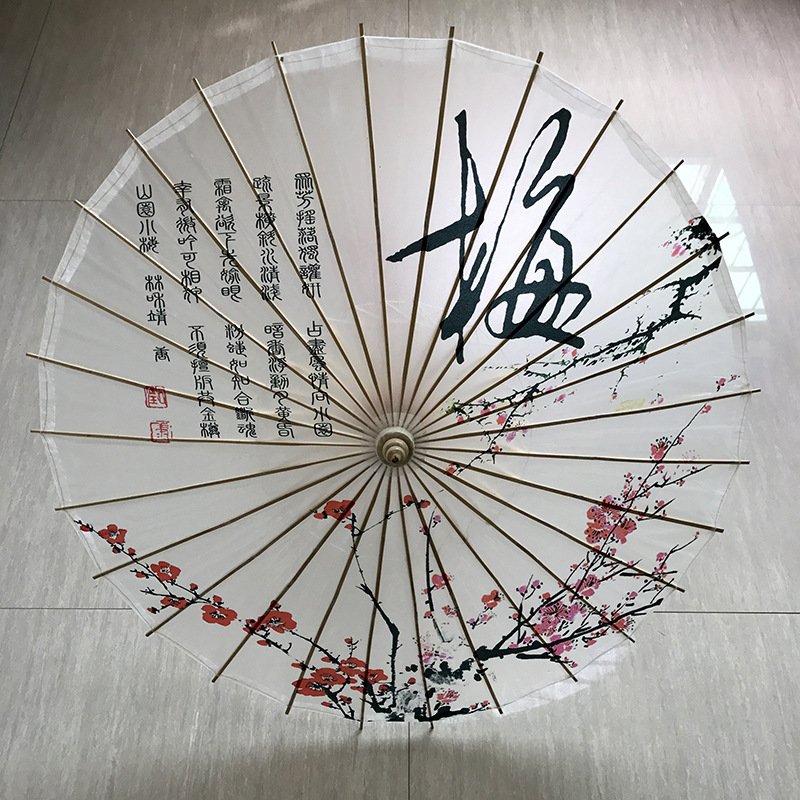 PoeticExist Chinese Oiled Paper Parasol Automatic Transparent Golf Automatic Garden Bottle Umbrellas For The Rain Beach Umbrella