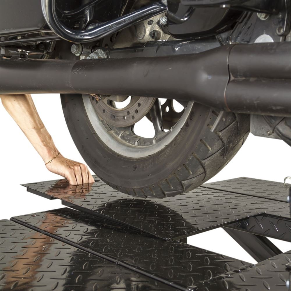 High quality motorcycle lift table wholesale price 800 lbs hydraulic motorcycle lift for car repair