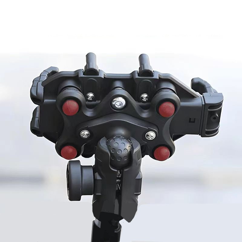 Luxury silicone anti slip phone holder bicycle mobile racing bracket motorcycle steering handlebar navigation stand